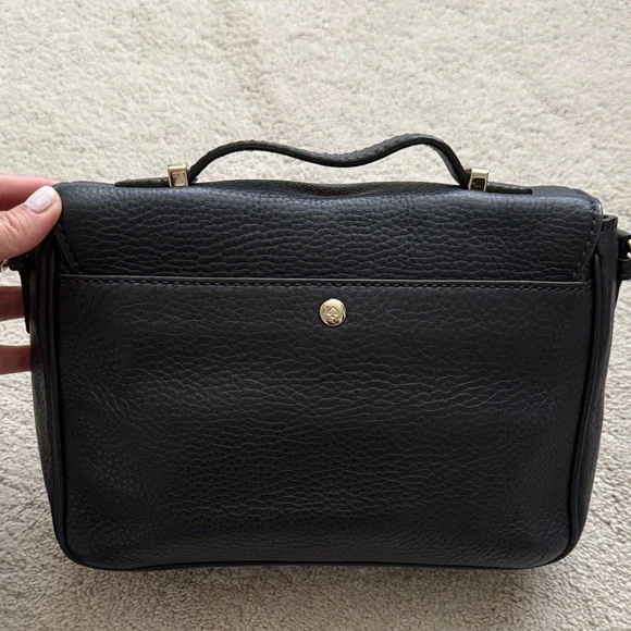 Kate Spade Navy Leather Satchel Bag - Picture 3 of 12